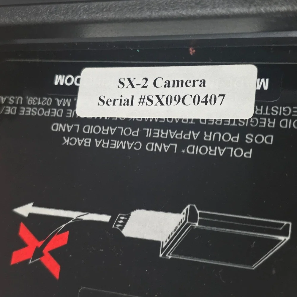 Vintage‎ Polaroid SX-2 115V Instant Passport Camera